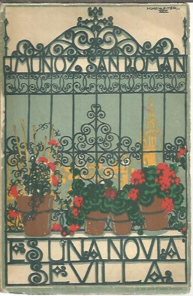 ES UNA NOVIA SEVILLA. ESTAMPAS Y COSTUMBRES.