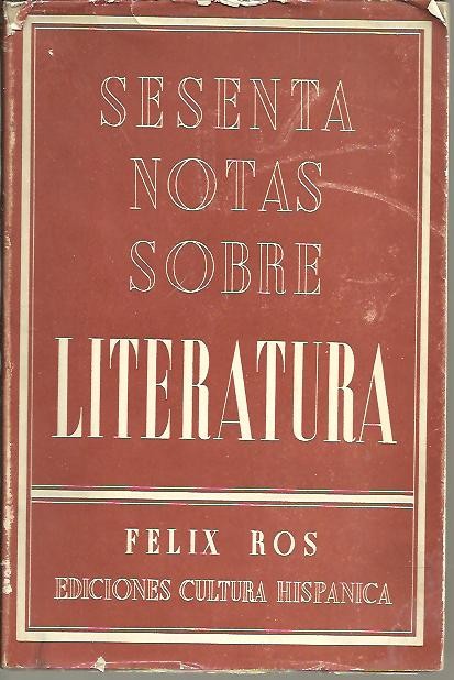 60 NOTAS SOBRE LITERATURA.
