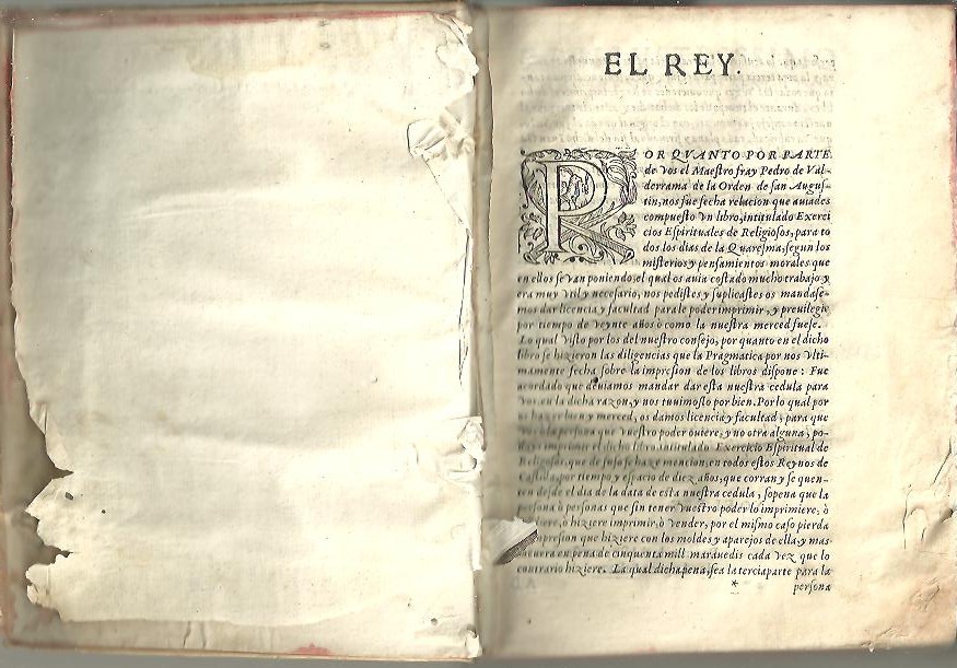 EXERCICIOS ESPIRITUALES PARA RELIGIOSOS, PARA TODOS LOS DIAS DE LA QUARESMA, SEGUN LOS MISTERIOS Y PENSAMIENTOS MORALES QUE EN ELLOS SE VAN PONIENDO.