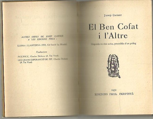 EL BEN COFAT I L'ALTRE.