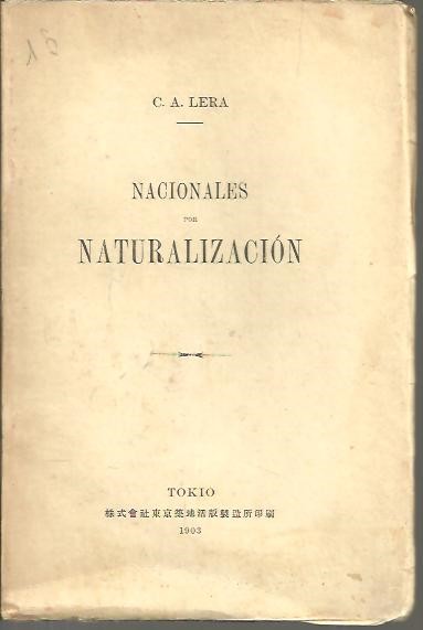 NACIONALES POR NATURALIZACION.