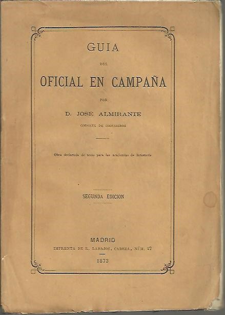 GUIA DEL OFICIAL EN CAMPAA.