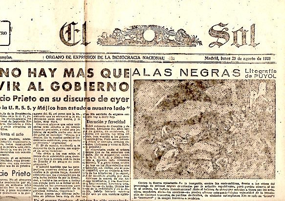 EL SOL. A�O XXII. N. 6252. 29-AGOSTO-1938.