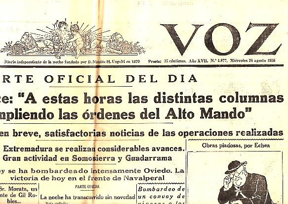 LA VOZ. A�O XVII. N.4877. 26-AGOSTO-1936.