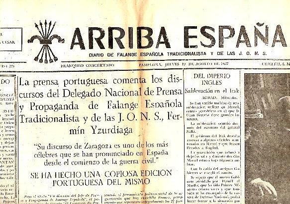ARRIBA ESPA�A. A�O II. N. 324. 19-AGOSTO-1937.