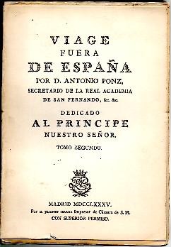 VIAGE FUERA DE ESPA�A. TOMO SEGUNDO.
