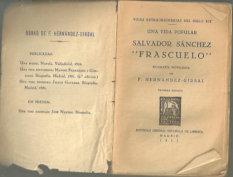 SALVADOR SANCHEZ FRASCUELO. UNA VIDA POPULAR.