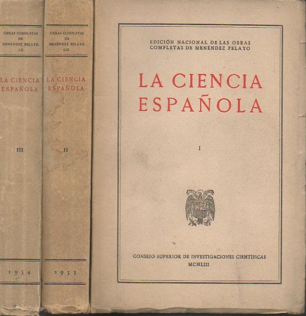 LA CIENCIA ESPAOLA.