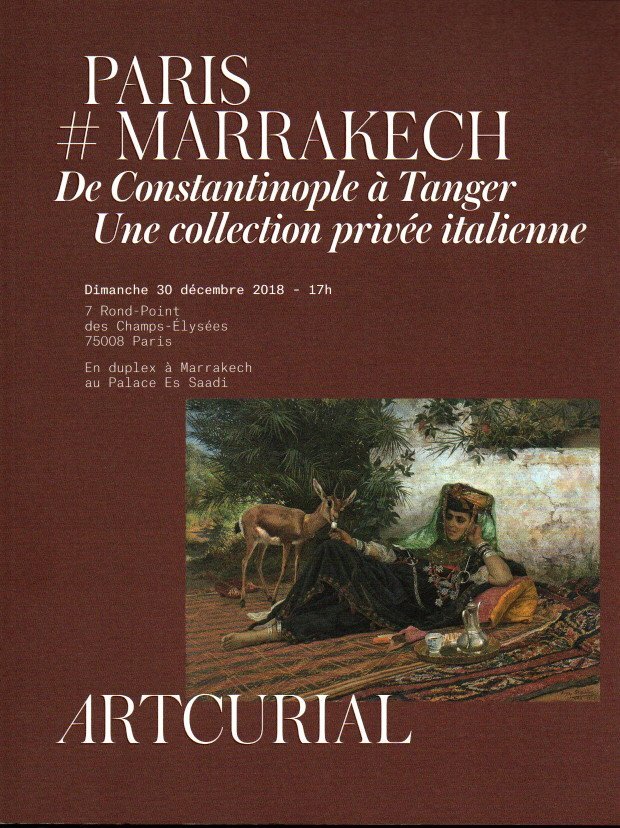 PARIS -  MARRAKECH. N. 3869, DE CONSTANTINOPLE A TANGER. UNA COLLECTION PRIVEE ITALIENE. N. 3871, MAJORELLE ET SES CONTEMPORAINS ET MADE IN MOROCO. N. 3879, AFRICAN SPIRIT.