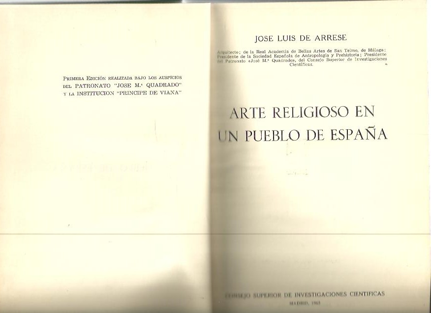 ARTE RELIGIOSO EN UN PUEBLO DE ESPA�A.