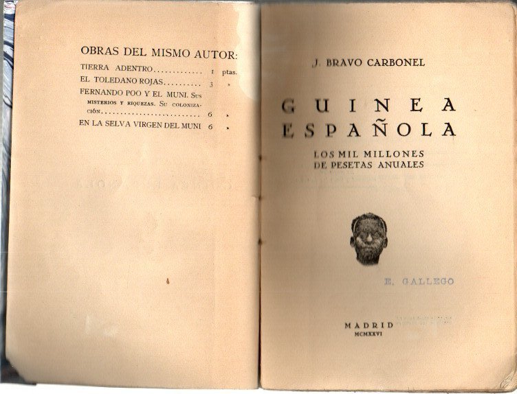 GUINEA ESPA�OLA. LOS MIL MILLONES DE PESETAS ANUALES.
